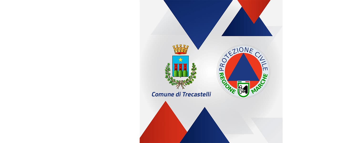 araldica civica e logo Protezione Civile